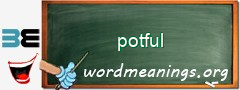WordMeaning blackboard for potful